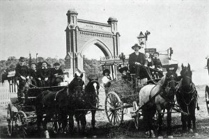 Cemetery Gates 1910.
